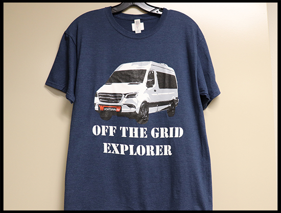Lichtsinn RV Off the Grid Explorer T-Shirt